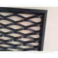 Car Grill Mesh 6x12mm Rhombic Hole Black